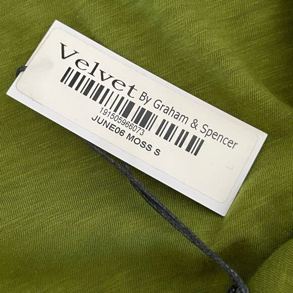 New ~ VELVET GRAHAM & SPENCER ~ ANTHROPOLOGIE - Moss Small - Picture 7 of 11